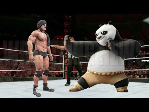 Dara Singh vs Kung Fu Panda Match