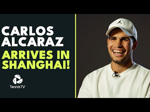 Carlos Alcaraz's First Day In Shanghai! | Shanghai 2023