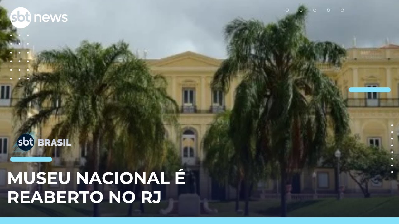 Museu Nacional reabre no Rio de Janeiro sete anos após incêndio | SBTBrasil