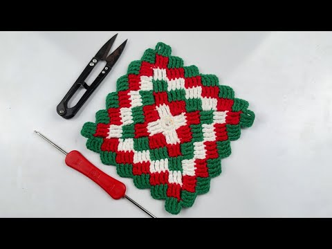 Beautiful Crochet Square 😍🤩 Amazing Easy DIY Beautiful Crochet Handwork