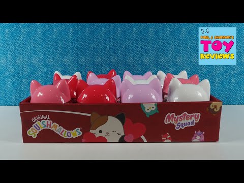 Squishmallows Mystery Squad Valentines Day Cuties Plush Opening