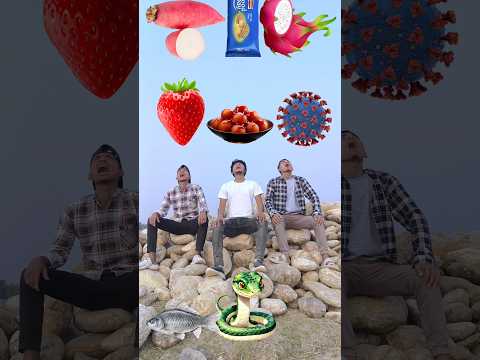 Eating Cobra, Tangerine, Asian pear, corner, fish, lolipop, Pacman, Strawberry, Good day, magic