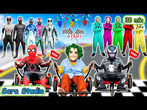 What If Joker Becomes An Adult || TEAM SPIDER-MAN vs BAD GUY JOKER || LIVE ACTION + MORE