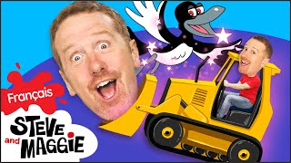 Joue à Stop and Go | Marche, saute, cours ET PLUS pour les enfants de Steve et Maggie Français