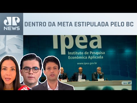 Ipea estima inflação do Brasil em 4% no fim de 2024; Alan Ghani, Amanda Klein e Vilela analisam