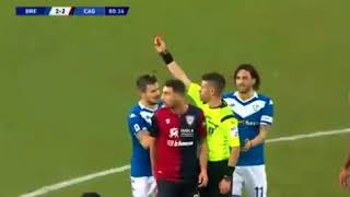 Balotelli RED Card |BRESCIA - CAGLIARI
