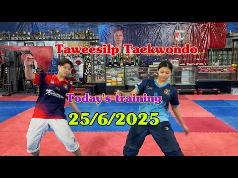 Today’s training 25/6/2025 #taweesilp_taekwondo_thailand #taekwondo #training #taekwondotraining