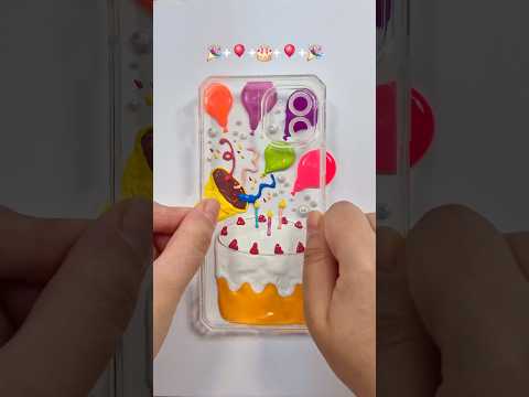 Satisfying birthday cake art #satisfying #art #emoji #birthday #cake #oddlysatisfying #iphone #color