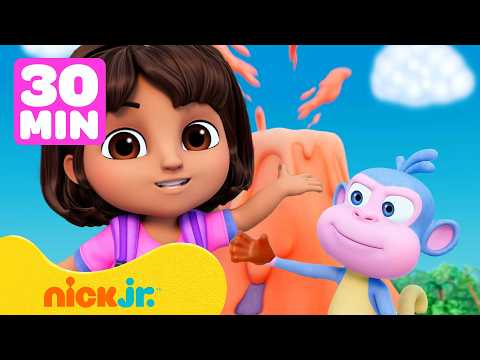 Dora | 30 Minuten klebrige Abenteuer mit Dora! 🫟 | Nick Jr. Deutschland