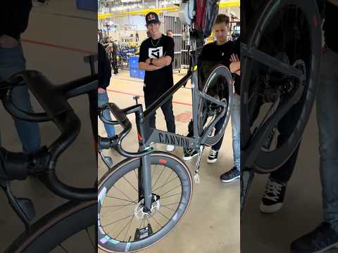 We caught Fabio Wibmer eyeing up the road machines 👀