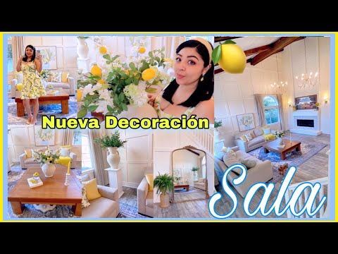 Nueva Decoración De Mi Sala 🍋Decoración Para Verano 2025