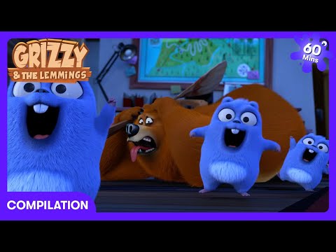 Grizzy and the Lemmings - Scary Monster Transformation! 😱 | WildBrain Sunshine City