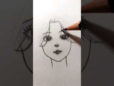Drawing Beautiful girl art #beautiful #art #girls #shorts