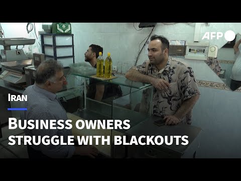 Iran's small businesses strangled by rolling blackouts | AFP