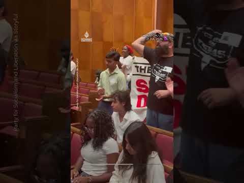 ‘Justice for Lorenzo’ protests disrupt Houston council meeting | AJ #shorts