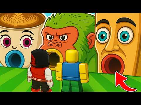 すべったら終わり!? AIモンスターの口の中に入ってみたロブロックス!!【ROBLOX/ロブロックス】