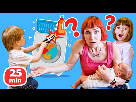 Kapuki Kids Repair the Washing Machine & Play at the Kids’ Club!