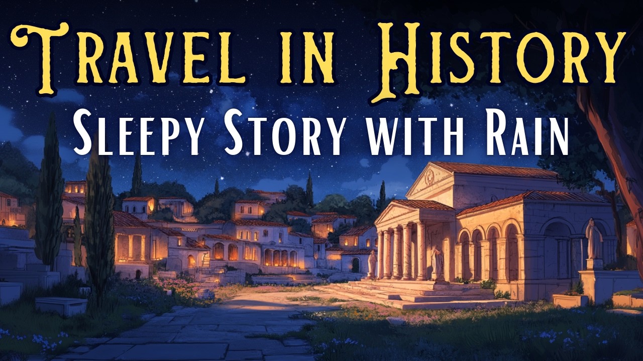 A Relaxing Rainy Story TIME TRAVEL - Exploring Roman Castleford - Bedtime Story for Grown Ups
