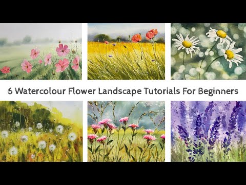 6 Beginner Tutorials To Get You STARTED in Watercolour