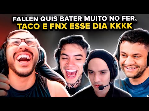 COLDZERA vazando TRETAS COM FALLEN, FER, FNX E TACO KKKKKKKK!