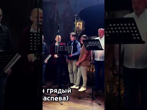 БЛАГОСЛОВЕН ГРЯДЫЙ ВО ИМЯ ГОСПОДНЕ! #прага #хор #zpěv