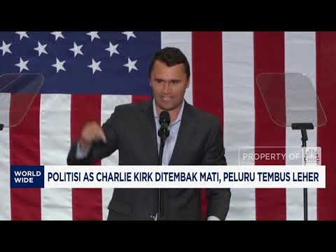 Politisi AS Charlie Kirk Ditembak Mati, Peluru Tembus Leher