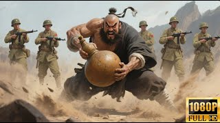 邋遢酒鬼竟是醉拳高手，无敌功夫全歼1000日军！⚔️ 功夫 MMA | Kung Fu #抗日 #電影 #功夫