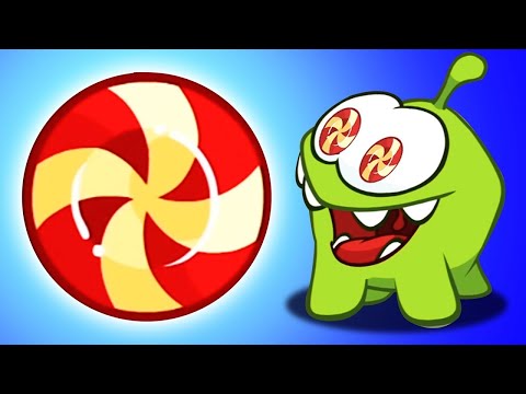 Om Nom quiere comer dulces grandes 🍭 Aprende los colores y videos educativos para niños