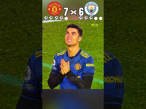 Manchester United vs Man City ๐คฏ Ronaldo vs Haaland ๐ฅ imaginary penalty shootout โฝ๐ฑ #shorts #football