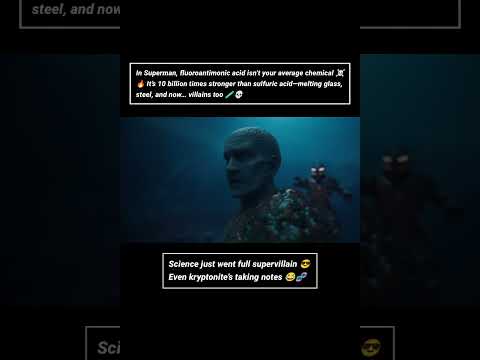 The Acid So Strong It Could Melt Superman’s Enemies ☠️🔥