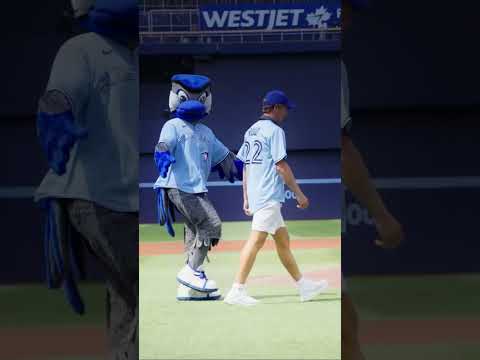 Casper Ruud first pitch for the Blue Jays