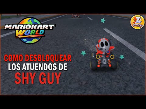 Todos los atuendos de SHY GUY en Mario Kart World - Como desbloquear todos los trajes / Skins