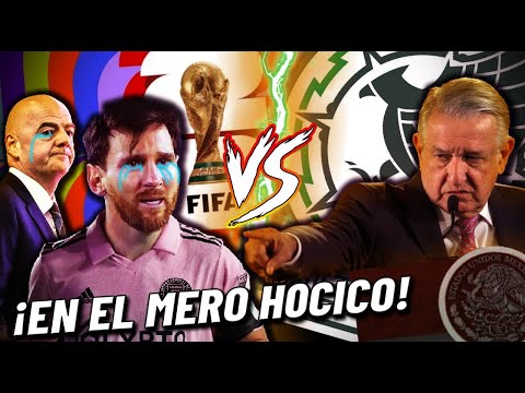 ¡AMLO RESPONDE A MESSI Y A LAS AMEN4ZAS DE LA FIFA!