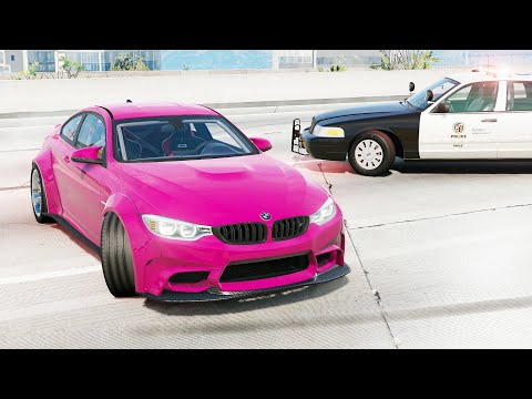 Realistic Police Chases #53 - BeamNG drive