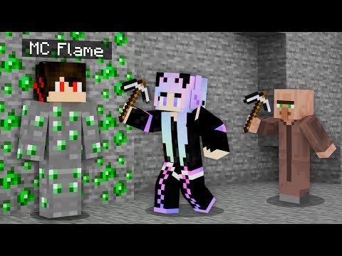I Troll My Sister as Emeralds in Minecraft!