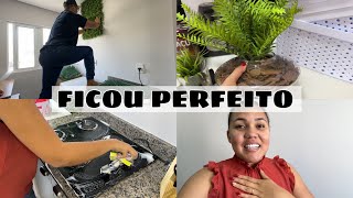 DECORAMOS A ÁREA DE SERVIÇO | COMPRINHAS PRA CASA + ORGANIZEI TUDO NA COZINHA