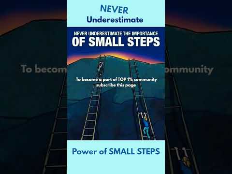 NEVER UNDERESTIMATE THE POWER OF SMALL STEPS #upsc #upscmotvation #study #shorts #mains
