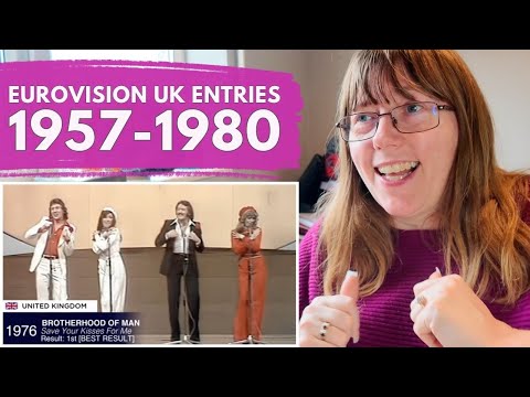 Black lace! I had no idea..... Vocal Coach Reacts to Eurovision UK Entries 1957-1980 (Part 1)