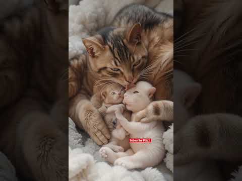 Cat Love With Our Baby ❤️🥰 #cats #catvideos #catlovers #meow #catshorts #shorts #virals