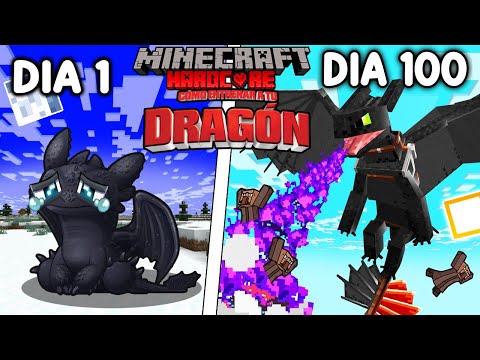 🐉Sobreviví 100 DÍAS Siendo FURIA NOCTURNA en Minecraft Hardcore!