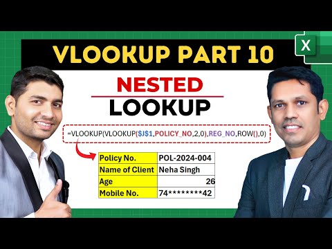 Nested VLOOKUP Explained: How to Use Multiple VLOOKUPs in One Formula!