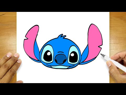 How Do You Draw Stitch Head | Stitch Face Drawing