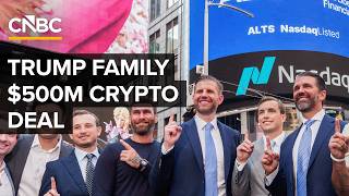 YouTube video thumbnail: Trump Family Earned $500m From Crypto Deal While Investors Took Losses