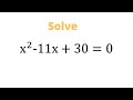 Quadratic Formula Concepts and Applications