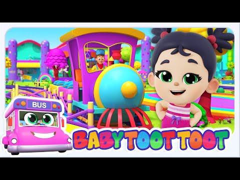 Bánh Xe Trên Tàu | Cưỡi Và Hát Bài Hát Giáo Dục Dành Cho Trẻ Mới Biết Đi - Baby Toot Toot