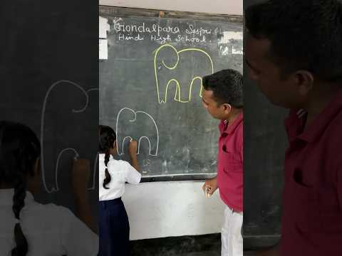 Can my student draw it exactly like mine ?? (Part 28) #challenge #shorts