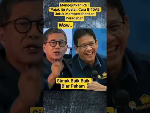 Komentar Pedas RG Pajak itu Adalah Cara BI4DAB Untuk Mempertahankan Peradaban