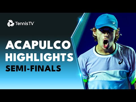 Paul & Fritz Reunite; Rune Battles De Minaur | Acapulco 2023 Semi-Final Highlights