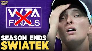 Swiatek Ends Season ahead of WTA Finals 2026 | Tennis News