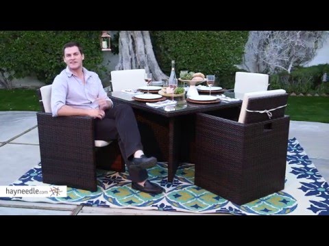 Belham Living Aruba All-Weather Wicker Nested Patio...